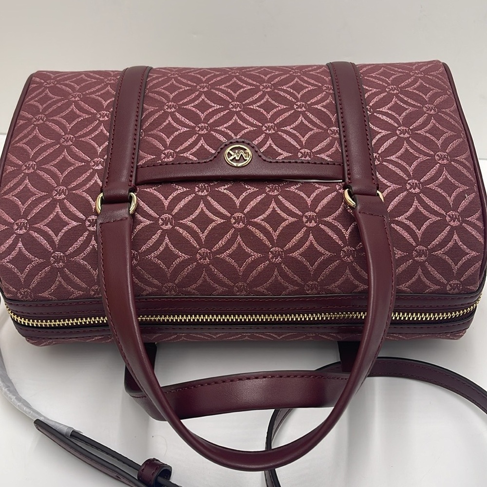 MICHAEL KORS JST TRAVEL MEDIUM DUFFLE SATCHEL SHOULDER CROSSBODY BAG MK … - Picture 8 of 16